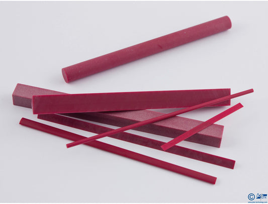 Joke Nr.0401576 csiszoló és poírozó kő FD, lapos, 6 x 3 x 100 mm, piros, Kn