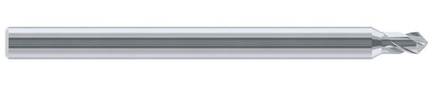 Dixi 1108- 90° D 1,85 x 3 x D 3 x 38 Z=2 keményfém központfúró erősített