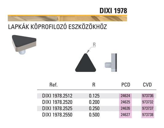 Dixi 1978 19782520 gyémánt kőlehúzó