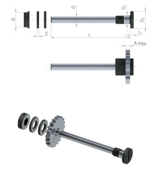 Dixi 2714 D 8/D 7/D 15 x 80 L1= 3 B= 13 fűrésztárcsa felfogó