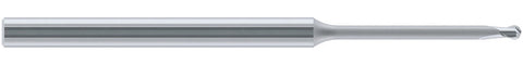 Dixi 7047-12D D 0,6 x 1,6 x D 4 x 62 DICUT keményfém gömbvégű maró Z=2