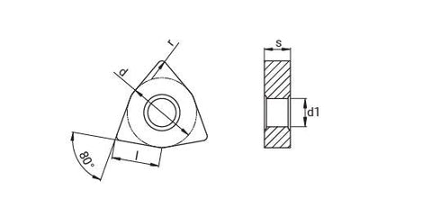 Achteck WNMG 080404E-PC4 AC150P esztergalapka