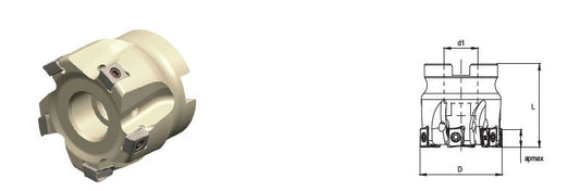 Achteck ASM90-050-Z07-A22R-LN09-C marófej