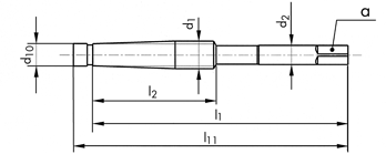 DC N410-1 TR16x4 menetfúró HSSE
